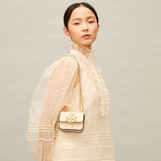 TORY BURCH 汤丽柏琦 ELEANOR系列 女士单肩包 7358 米白色 小号