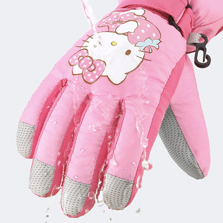 Hello Kitty 凯蒂猫 KT01A17006 儿童手套 粉色