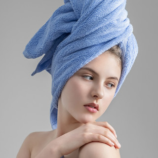 Z towel 最生活 青春系列 A-1193 毛浴套装 轻柔款 2件套 蓝色
