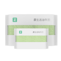 Z towel 最生活 青春系列 A-1193 毛巾浴巾套装 2件套 绿色