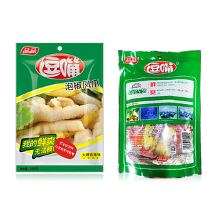 品品 泡椒凤爪 火爆香辣味 168g