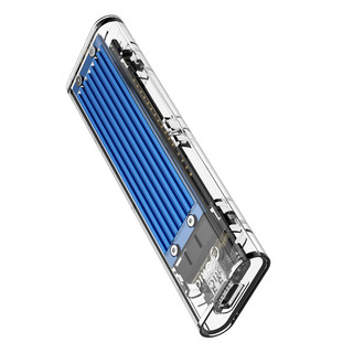 ORICO 奥睿科 M.2硬盘盒 USB 3.1 Type-C TCM2-C3 透明蓝