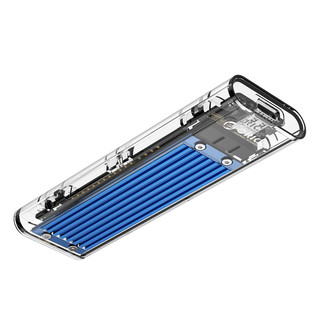 ORICO 奥睿科 M.2硬盘盒 USB 3.1 Type-C TCM2-C3 透明蓝