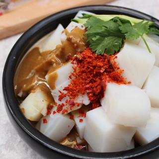 吉林煎粉炒粉大连炒焖子东北特产沈阳街头小吃炒焖子送酱料600gx4袋