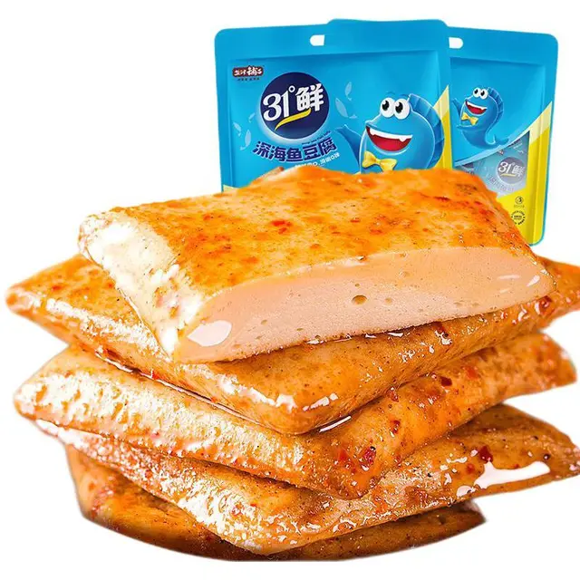 盐津铺子 31°鲜 深海鱼豆腐 原味