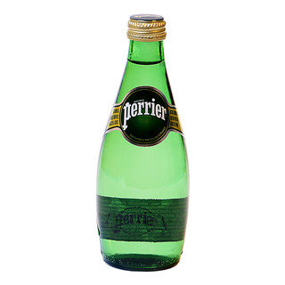perrier 巴黎水 充气天然矿泉水 原味 330ml*4瓶