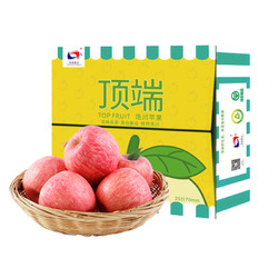 洛川苹果 陕西延安红富士苹果 25个小果 带箱约10斤