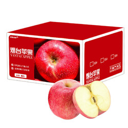 红富士苹果山东烟台5斤80mm