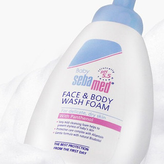 sebamed 施巴 婴幼儿洁面沐浴泡沫