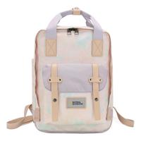 NATIONAL GEOGRAPHIC 国家地理 男女款双肩包 N07301 浅黄配紫 大号