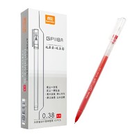 truecolor 真彩 GP118 拔帽中性筆 紅色 0.5mm 12支裝