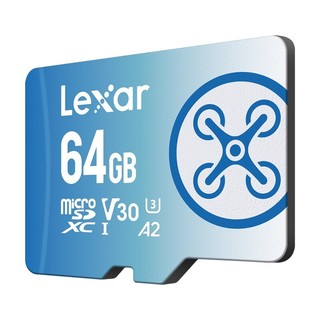 Lexar 雷克沙 FLY系列 LMSFLYX064G Micro-SD存储卡 64GB（USH-I、V30、U3、A2）