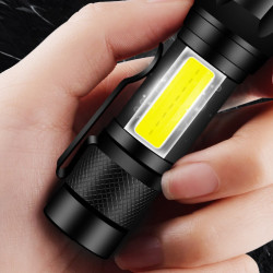 shenyu 神鱼 7100 强光手电筒 黑色 350流明