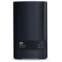 西部数据 WD）My Cloud EX2 2盘位 家用NAS网络存储服务器 共享备份私有云盘 0TB WDBVBZ0000NCH 空槽