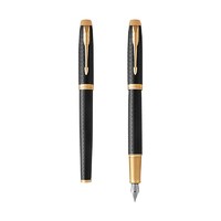 PARKER 派克 钢笔IM系墨水笔成人商务签字笔学生书法练字笔送礼 黑森林 F尖 0.5mm