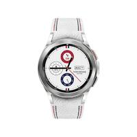 SAMSUNG 三星 Galaxy Watch4 Classic Thom Browne限量版 Wi-Fi智能手表 42mm 银色铝合金表壳 白色橡胶表带（北斗、GPS、血氧）