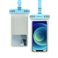 Wellhouse 2021夜光款 7英寸 手机防水袋 粉蓝色