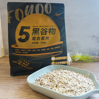 Foyoo 5黑谷物混合麦片 520g