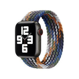 YALEBOS Apple watch 42/44mm表盘 145mm 尼龙表带 牛仔彩虹色