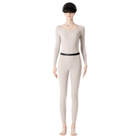 Bananain 蕉内 女士秋衣秋裤套装 WA701+/VT-2021 羊暖白 S