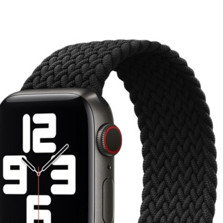 YALEBOS Apple watch 42/44mm表盘 145mm 尼龙表带 黑色