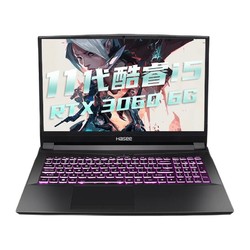 Hasee 神舟 战神 TX8-CA5DP 16.1英寸游戏本（i5-11400、16GB、512GB SSD、RTX 3060）