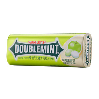 DOUBLEMINT 绿箭 无糖薄荷糖 苹果薄荷味 23.8g