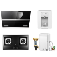 ROBAM 老板 27A3H+57B2+JV332A+GX03+GL05 侧吸式烟灶套装+净水五件套 天然气