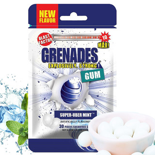 Grenades 歌雷呐 轰炸口香糖 薄荷味 60g