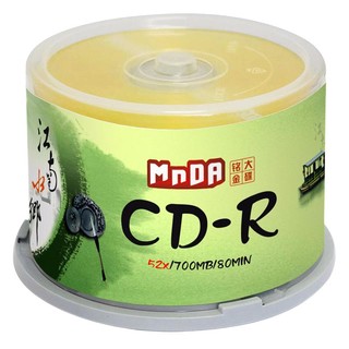 MNDA 铭大金碟 江南水乡系列 刻录碟片 CD-R 52速700M 50片桶装