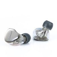 Jaben 甲本 银黄鹂JP 入耳式挂耳式动铁有线耳机 银色 4.4mm