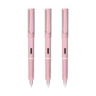 Resun 芮翔 钢笔 7802 亮粉色 EF尖 单支装+墨囊 黑色 50支装