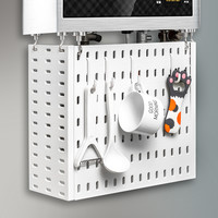 厨房燃气热水器管线遮挡洞洞板免打孔壁挂炉锅炉管道遮丑盖装饰罩