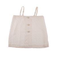 万袖明宋 改良 明制汉服 皎皎如月 女士主腰 2021006 米色 L