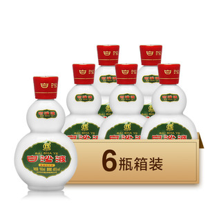 BAISHAYE LIQUOR 白沙液 小酒 绿盒 45%vol 兼香型白酒 100ml*6瓶 整箱装