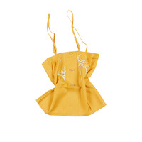 万袖明宋 改良 明制汉服 女士主腰 金黄 L