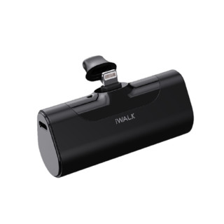 iWALK 爱沃可 DBL4500L 移动电源 黑色 4500mAh Lightning 10W 双向快充