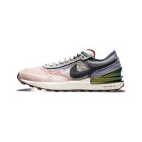 NIKE 耐克 Waffle One Bg 大童休闲运动鞋 DM5454-701 黑粉蓝 38.5