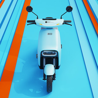 SUNRA 新日 FN3 电动摩托车 TDT9291Z 48V16Ah锂电池 本彩天蓝/灰色 智能版
