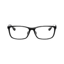 Ray-Ban 雷朋 RayBan雷朋眼镜框男 0RX7102D-2000-TR90亮黑色56MM