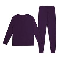 YOUR SUN 宜而爽 女士秋衣秋裤套装 13001013126 黛紫 L