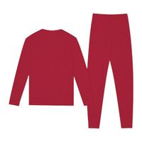 YOUR SUN 宜而爽 女士秋衣秋裤套装 13001013126 新酒红 L