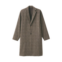 无印良品 無印良品 MUJI 男女通用 羊毛混 切斯特大衣