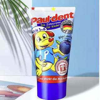 Paul-Dent 宝儿德 儿童可吞食牙膏 蓝莓味+香蕉味 50ml*2支