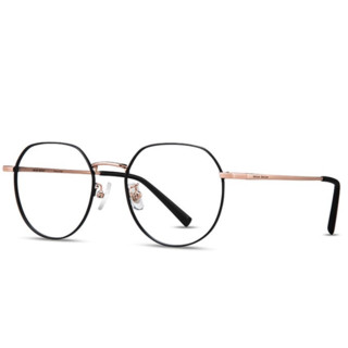 ZEISS 蔡司&Helen Keller 海伦凯勒 H23088 哑黑玫瑰色合金眼镜框+佳锐系列 1.56折射率 防蓝光镜片