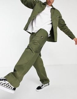 Dickies Funkley trousers in military green