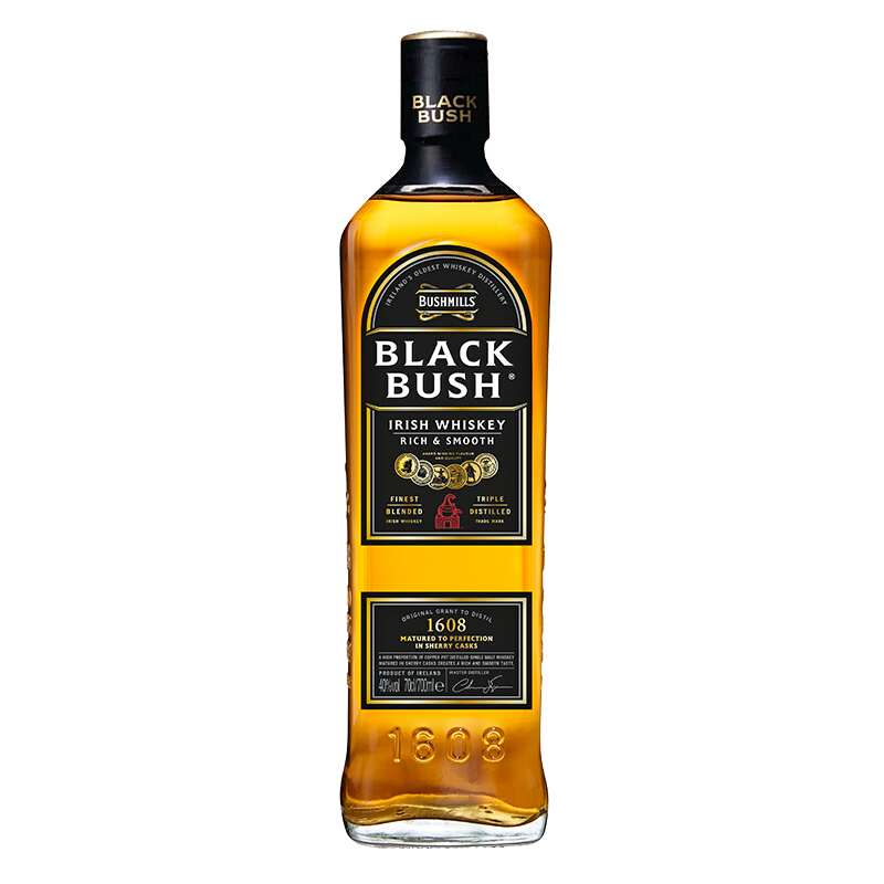 BUSHMILLS 布什米尔 百世醇黑标 爱尔兰 单一麦芽威士忌 40%vol 700ml