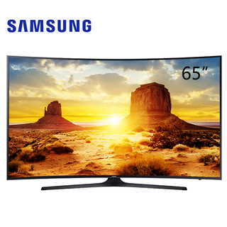 SAMSUNG 三星 UA65KUC30SJXXZ 65英寸  HDR功能 曲面 网络 液晶电视