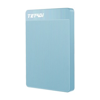 TEYADI 特雅迪 T006 2.5英寸Micro-B便携移动机械硬盘 250GB USB3.0 天空蓝