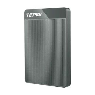 TEYADI 特雅迪 T006 2.5英寸Micro-B便携移动机械硬盘 500GB USB3.0 深空灰